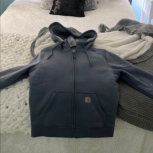 Carhartt Charcoal Full-Zip Hoodie